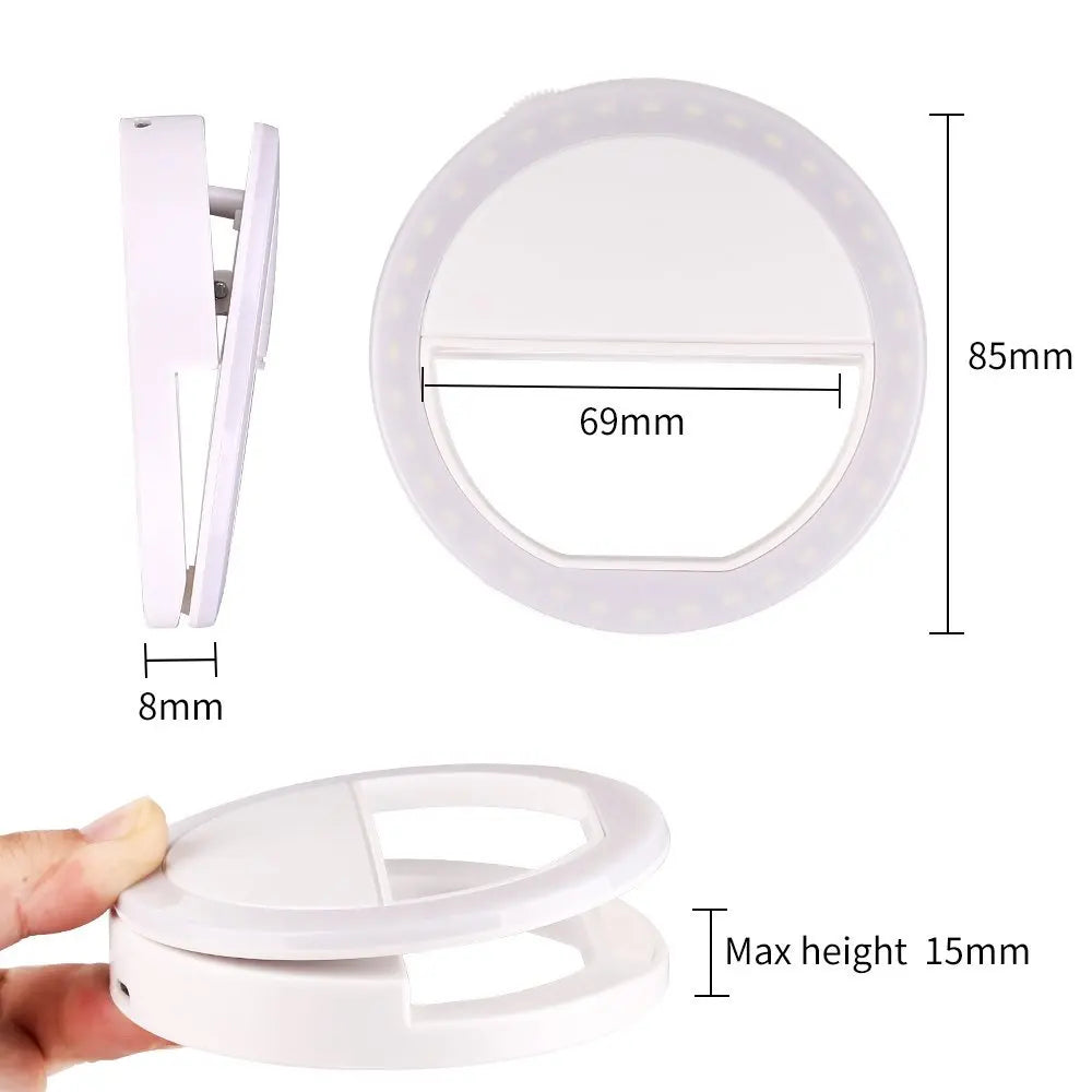 selfie LED ring light