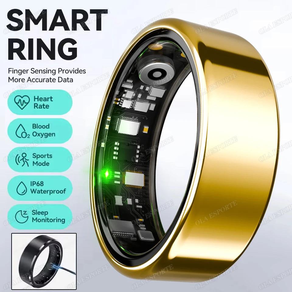 smart ring Monitor HeartRate Blood Oxygen