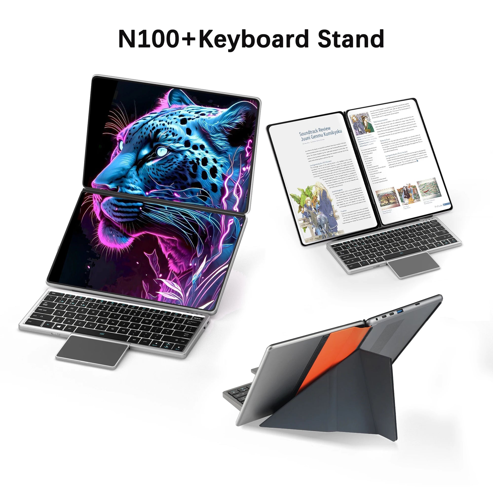 SJMNPC Dual Screen Laptop Touch Screen Windows 11
