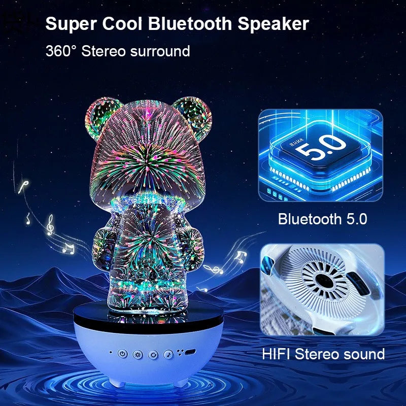 MO&STAR Colourful Bluetooth Speaker Teddy Bear
