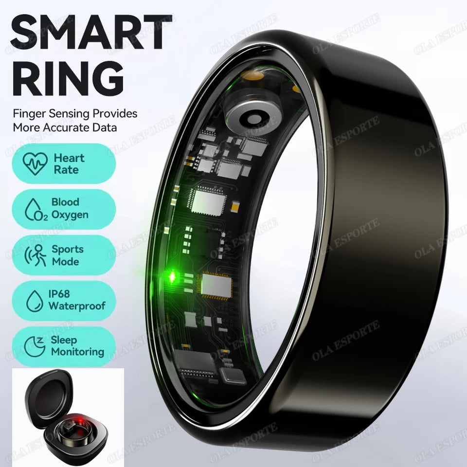 smart ring Monitor HeartRate Blood Oxygen