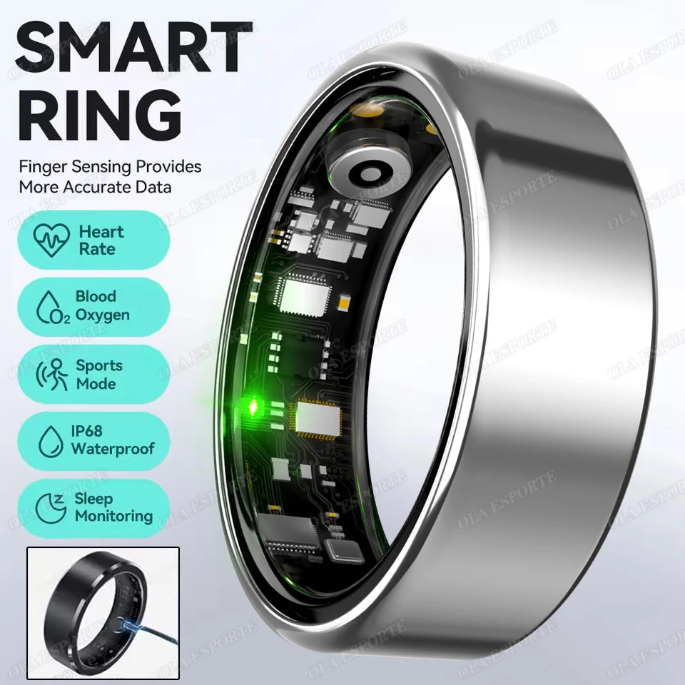 smart ring Monitor HeartRate Blood Oxygen