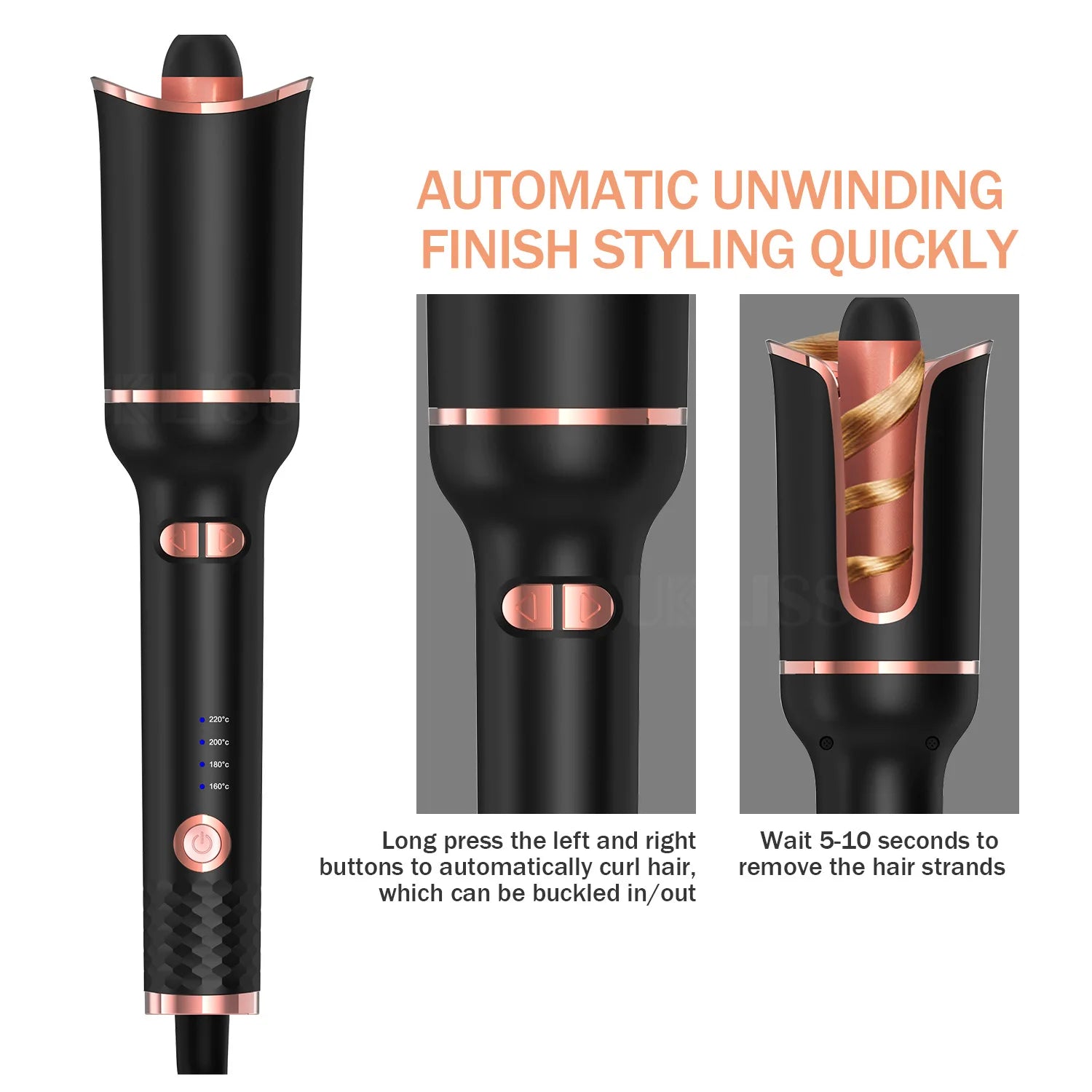 TINSOL Professional curling iron