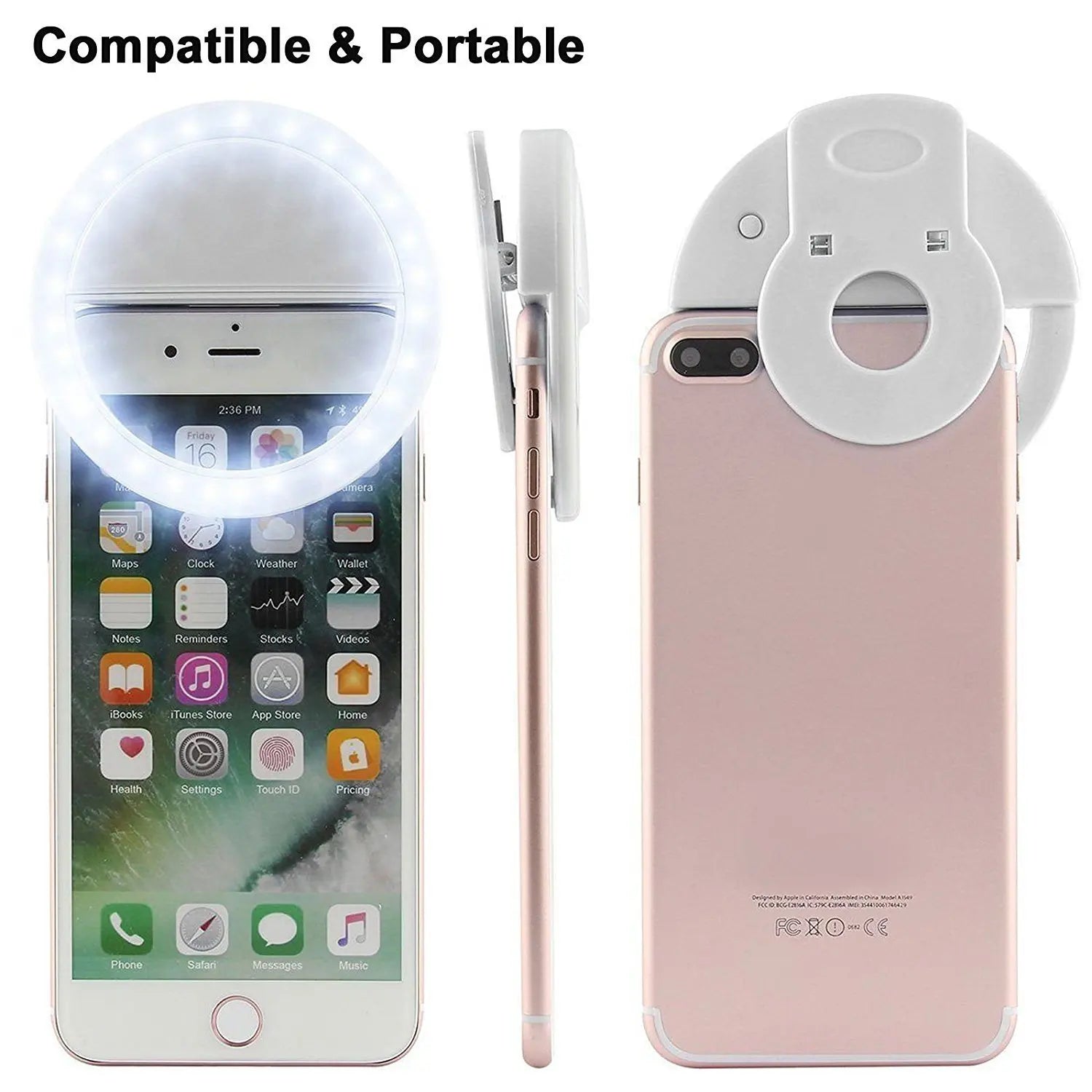 selfie LED ring light