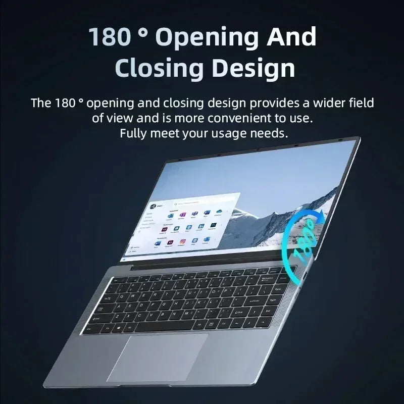 LENO 14.1" Ultra Slim Laptop Windows 11 Intel N3700 Notebook