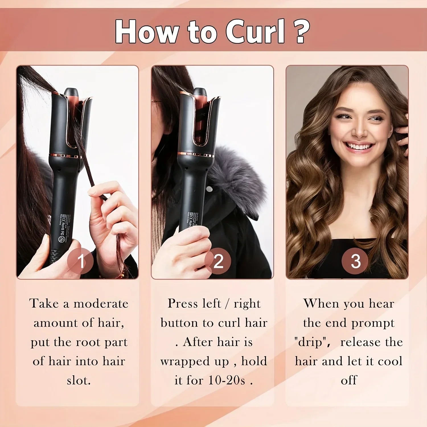 TINSOL Professional curling iron