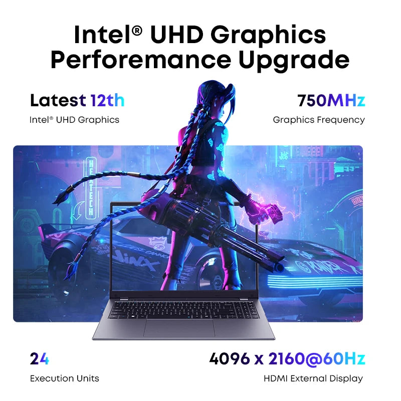 CHUWI GemiBook Plus Laptop 15.6" 12th Gen