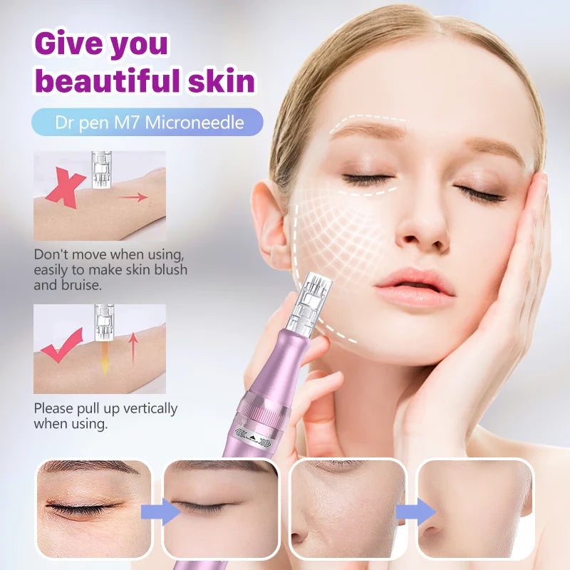 Authentic Dr. Pen Ultima M7on Facial micro needling