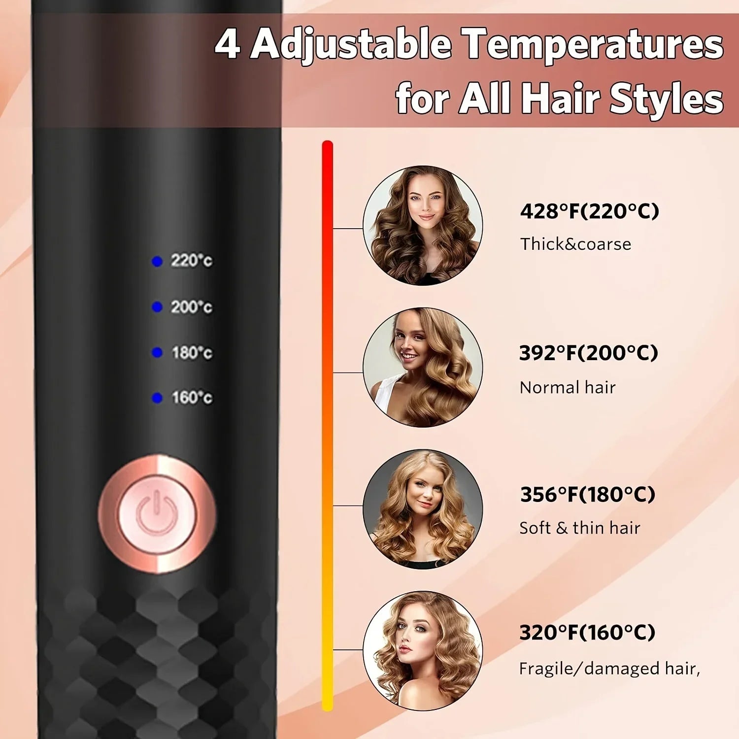 TINSOL Professional curling iron