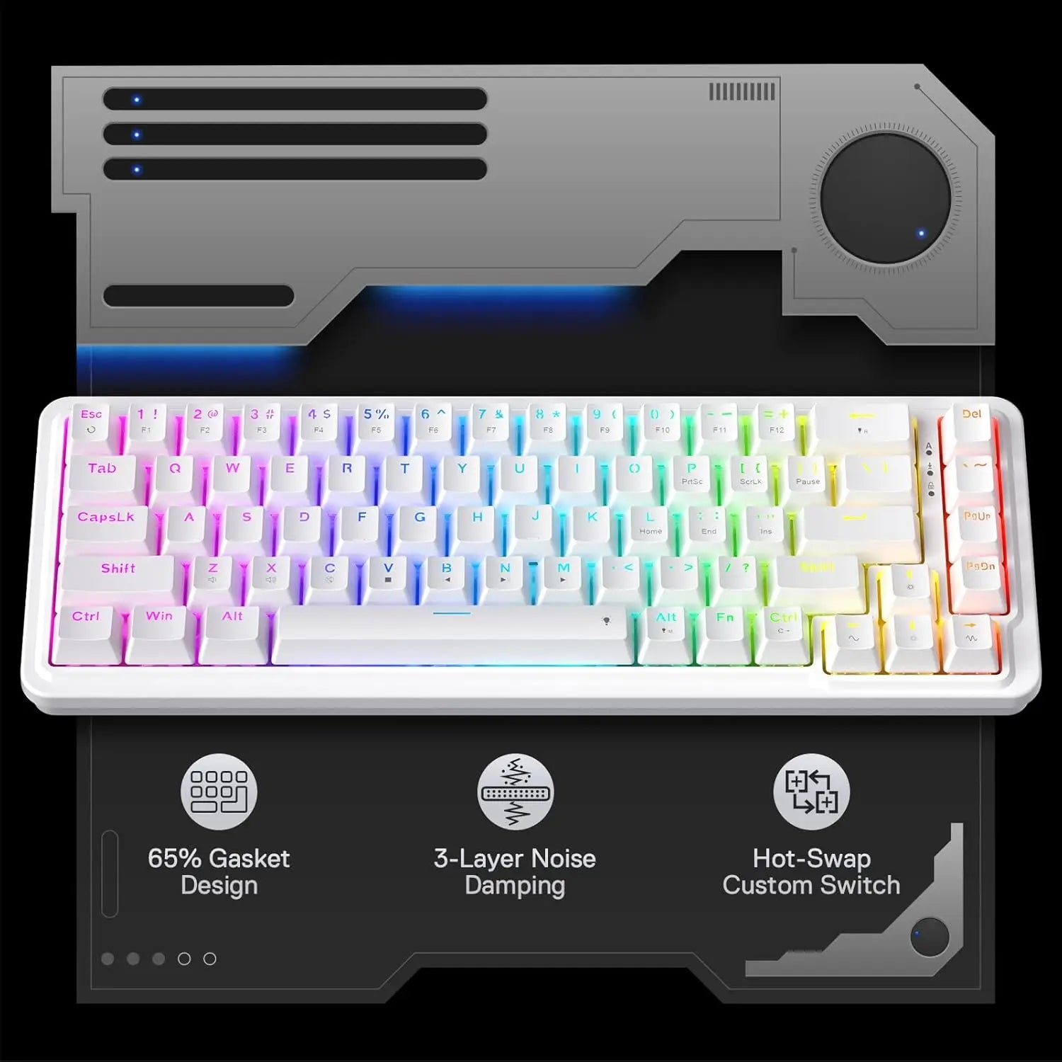 DragonRT LED keyboard