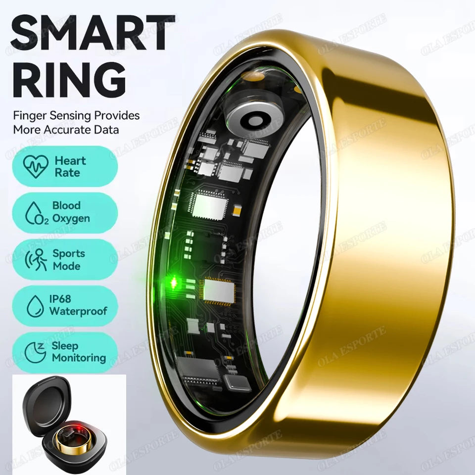 smart ring Monitor HeartRate Blood Oxygen