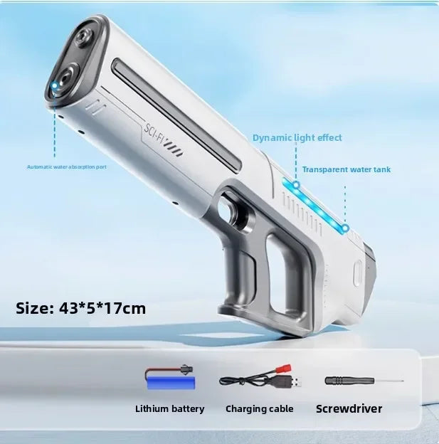 pulse, automated water gun