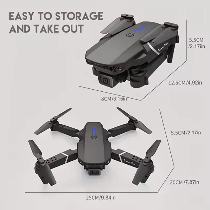 Drone PNA E88 4K Wide-Angle HD 1080P