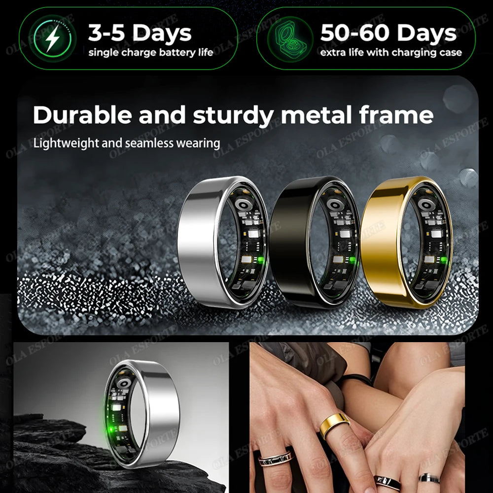 smart ring Monitor HeartRate Blood Oxygen