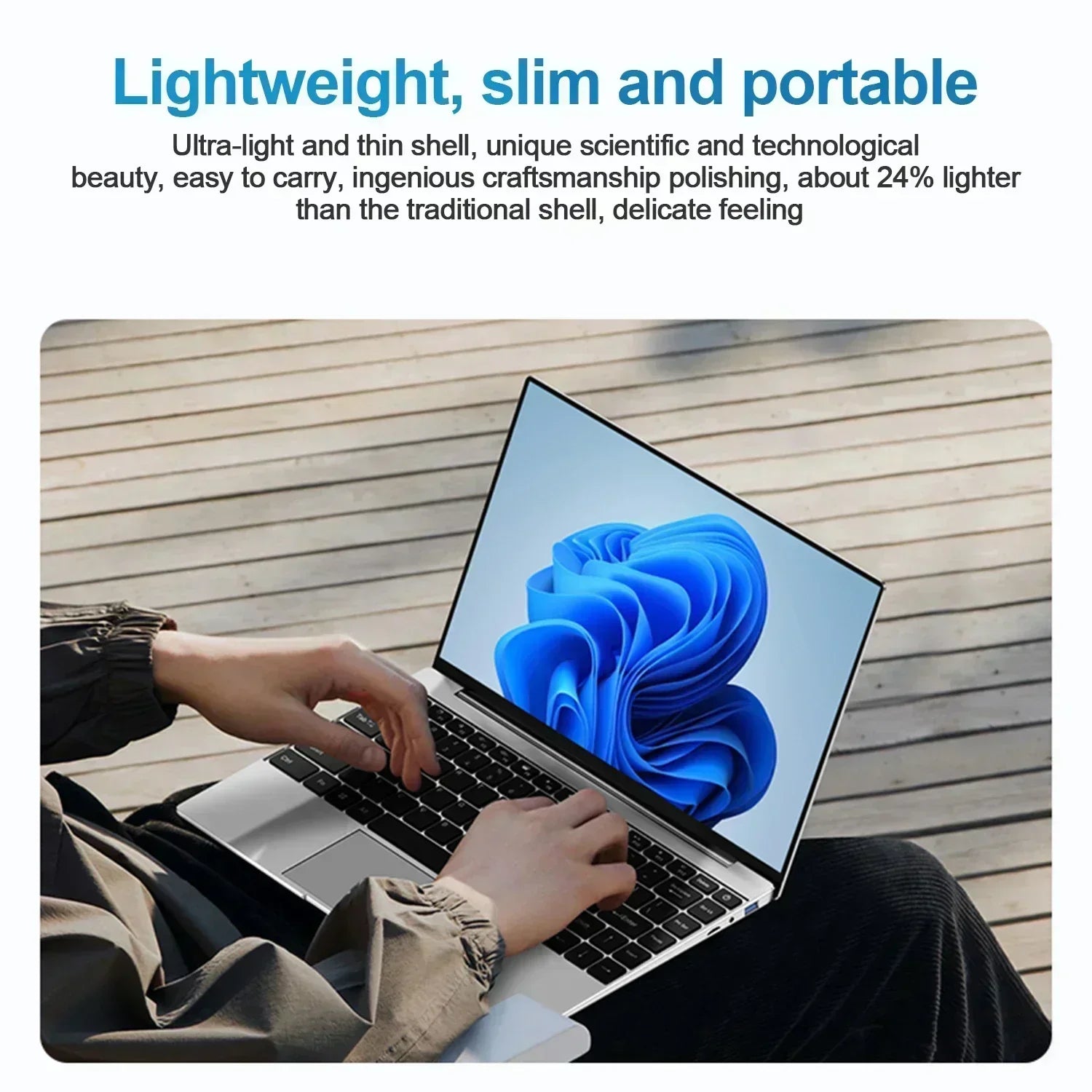 LENO 14.1" Ultra Slim Laptop Windows 11 Intel N3700 Notebook