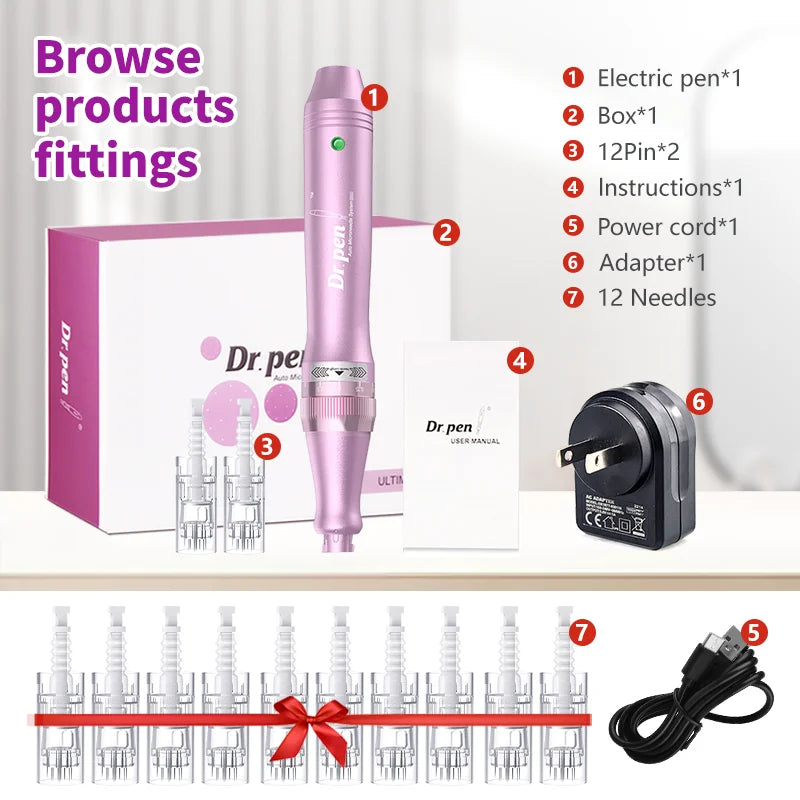 Authentic Dr. Pen Ultima M7on Facial micro needling