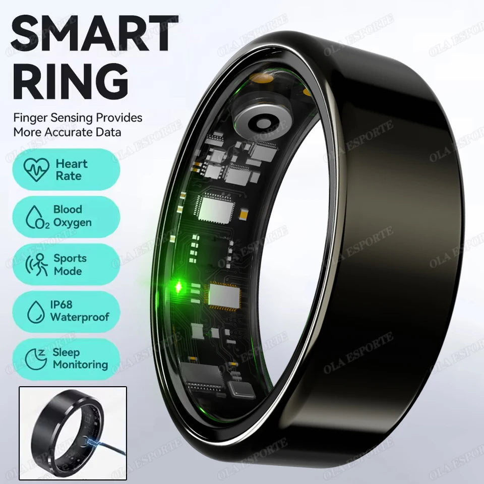 smart ring Monitor HeartRate Blood Oxygen