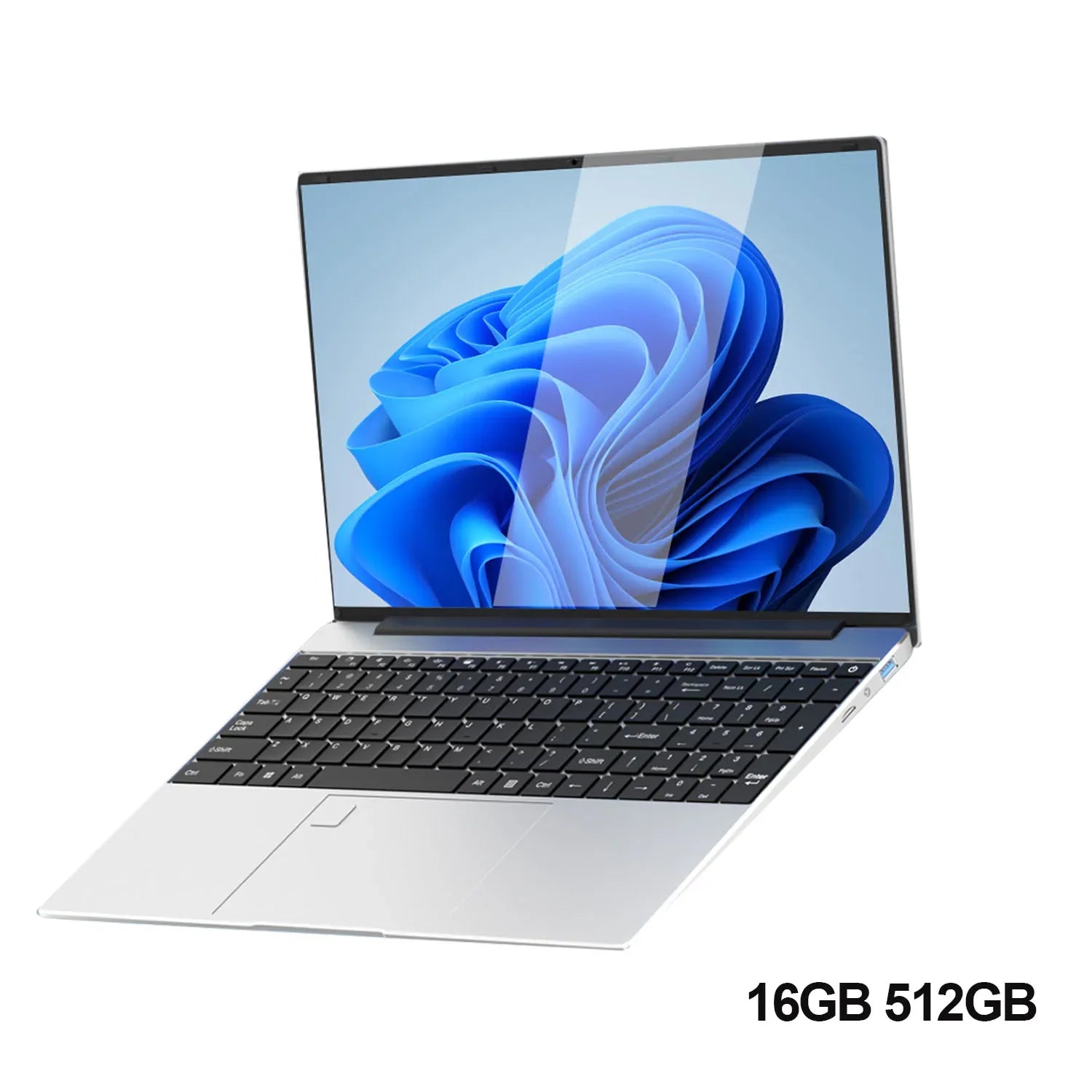 15.6" Portable Laptop Windows11 Office Notebook