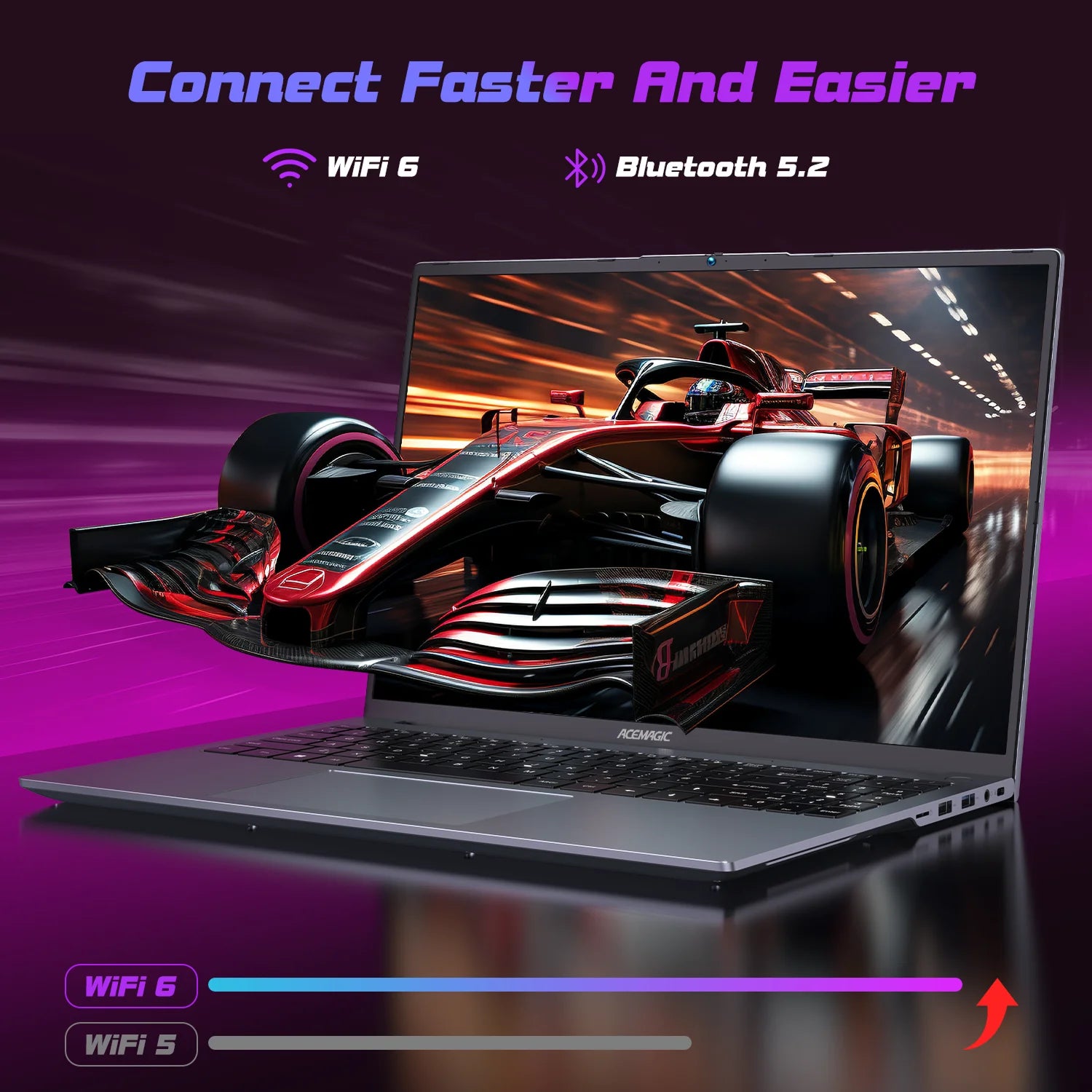 ACEMAGIC Laptop 16” FHD Gaming AMD Ryzen 7 SSD Windows 11 Pro