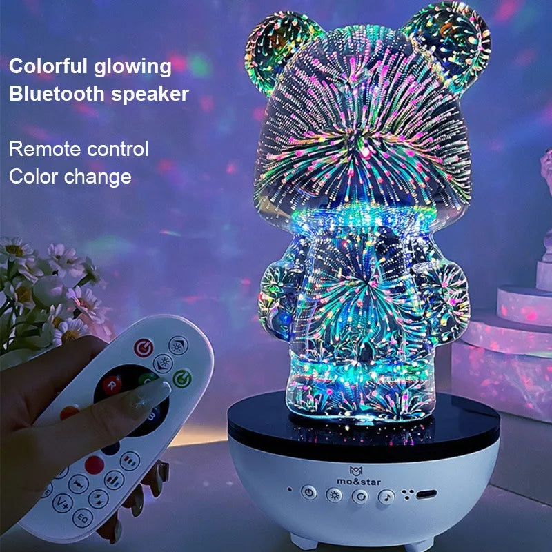 MO&STAR Colourful Bluetooth Speaker Teddy Bear