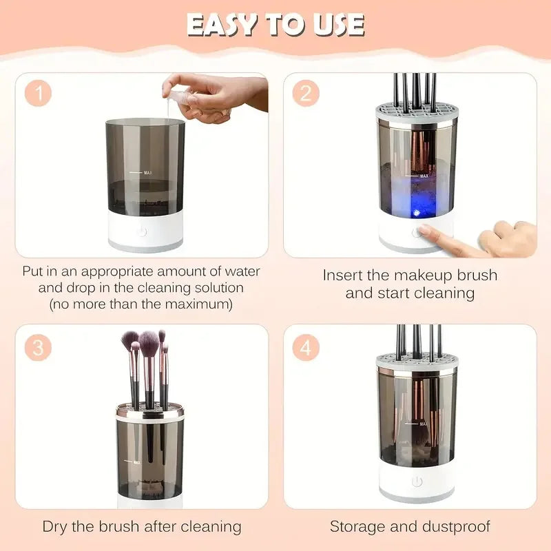 sonic makeup brush cleaner