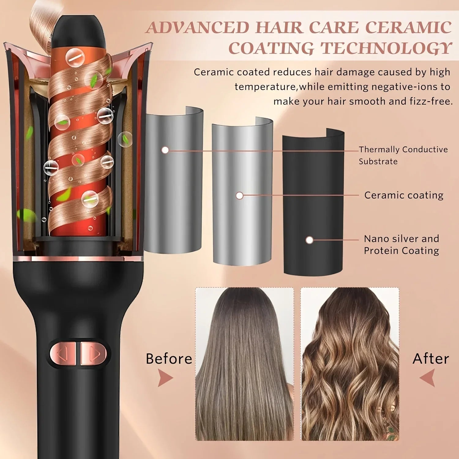 TINSOL Professional curling iron