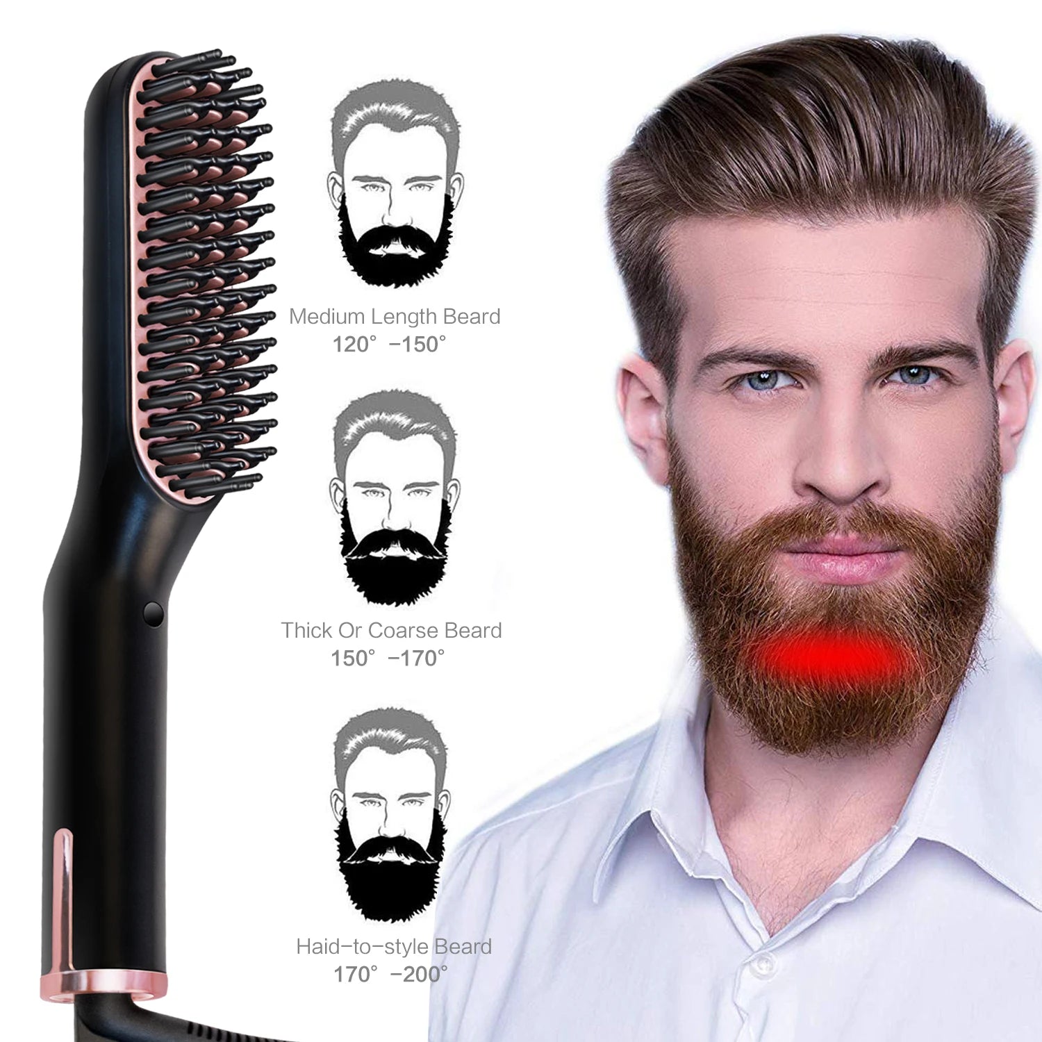 UKLISS Hot Comb beard styler