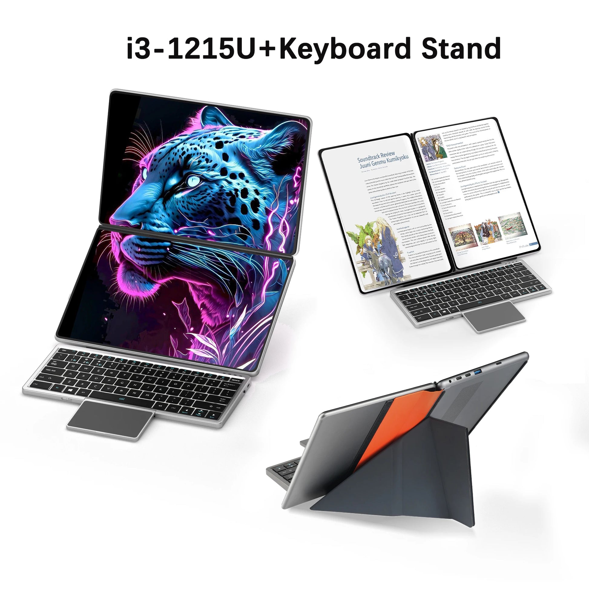 SJMNPC Dual Screen Laptop Touch Screen Windows 11