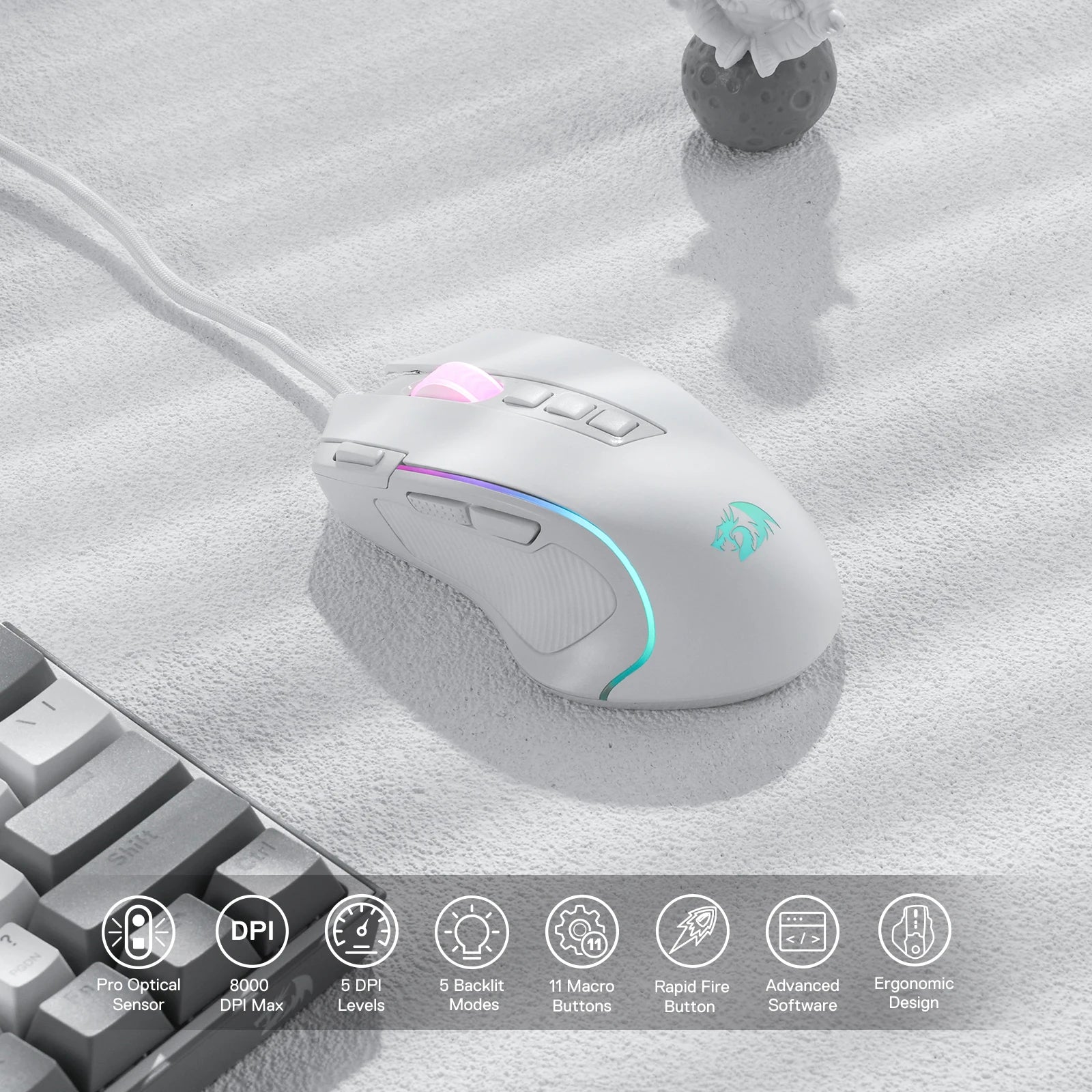 Redragon Predator RGB Gaming Mouse