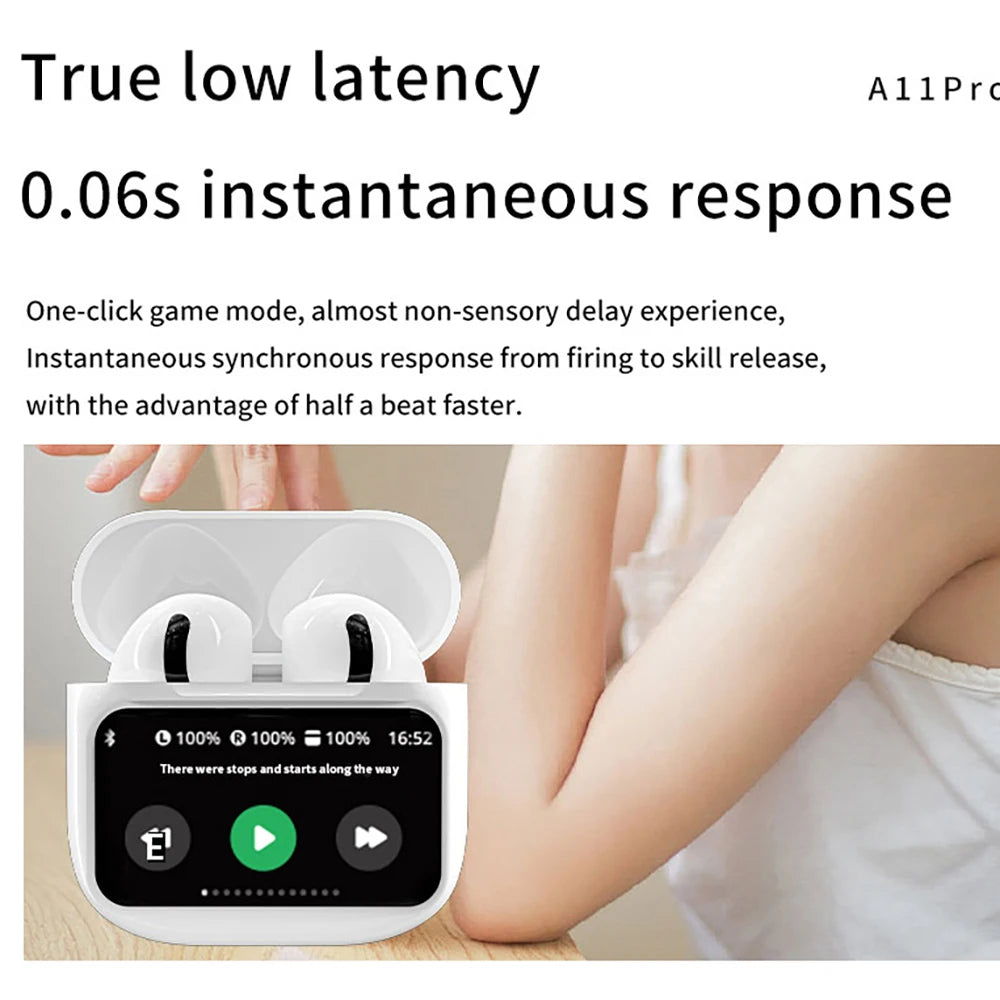 A11 Pro TWS Wireless Earbuds Touch Control.