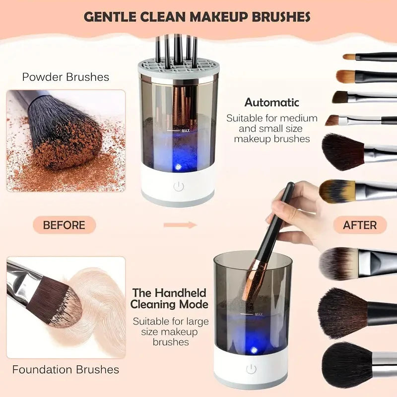 sonic makeup brush cleaner
